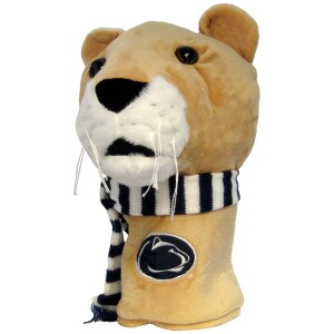 golf driver cover Penn State Nittany Lion Mascot with scarf